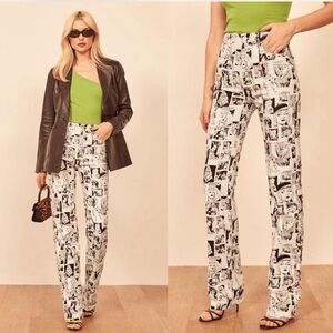 Reformation newspaper jeans